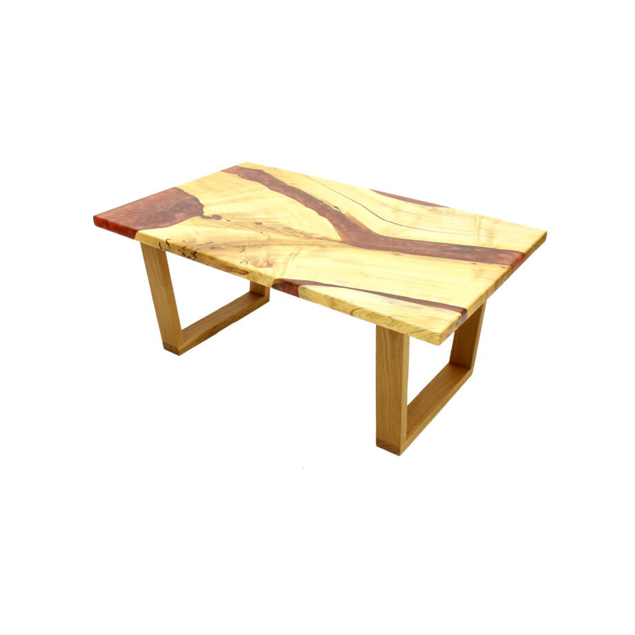 Box Elder and Galactic Honey Dew River Coffee Table 48x30