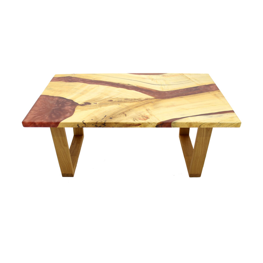 Box Elder and Galactic Honey Dew River Coffee Table 48x30